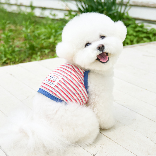[Couple Style] Vintage Striped Crop Vest | For Furbabies