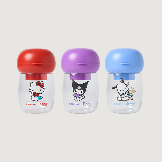 likalika | Sanrio One-Touch Water Bottle | Hello Kitty & Kuromi & Pochacco