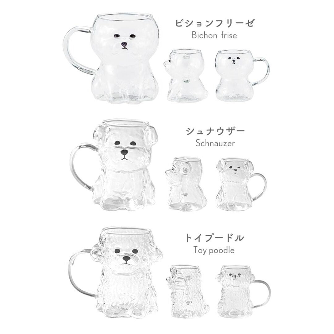 比熊立體玻璃杯