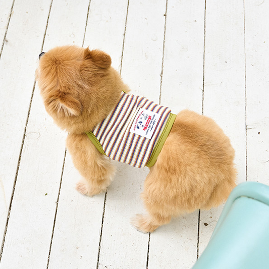 [Couple Style] Vintage Striped Crop Vest | For Furbabies