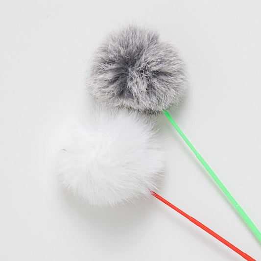 BITE ME | Cat Teaser Wand - Fluffy Ball