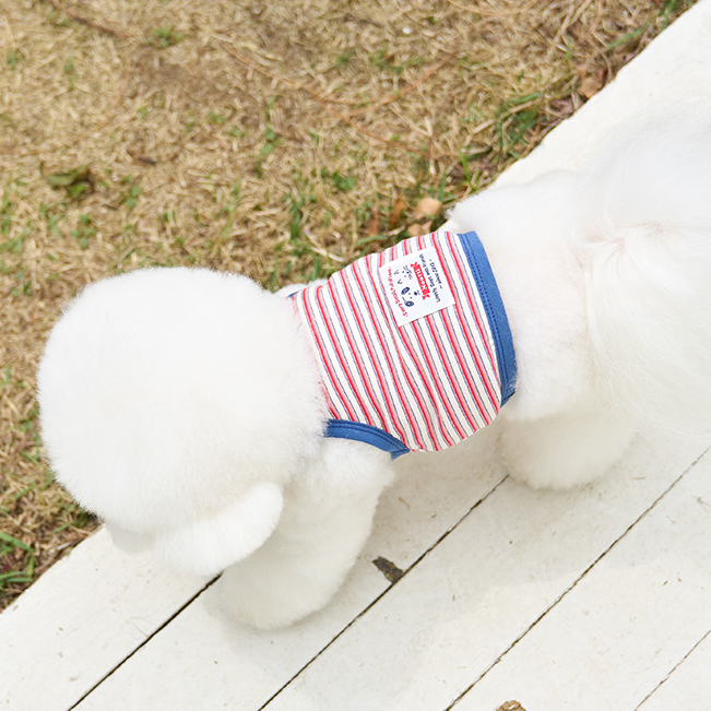 [Couple Style] Vintage Striped Crop Vest | For Furbabies