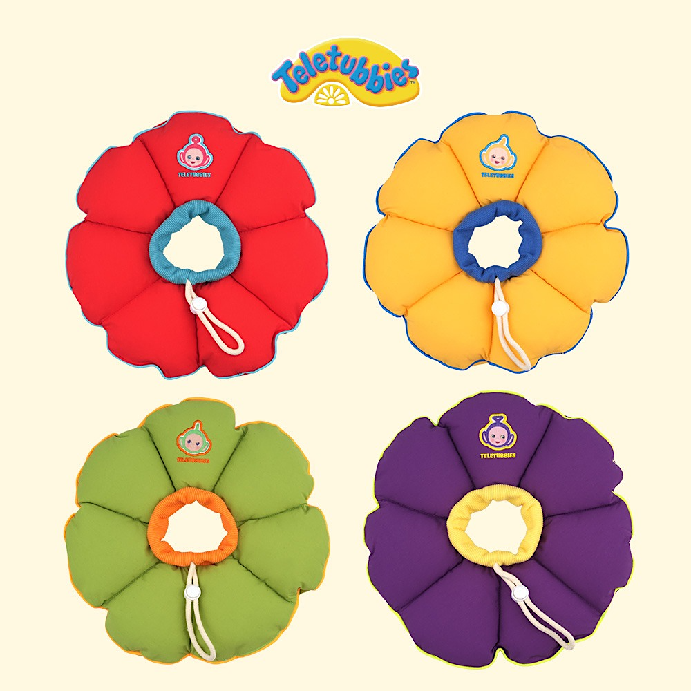 Teletubbies Dog Cone | Cushion Flower Style