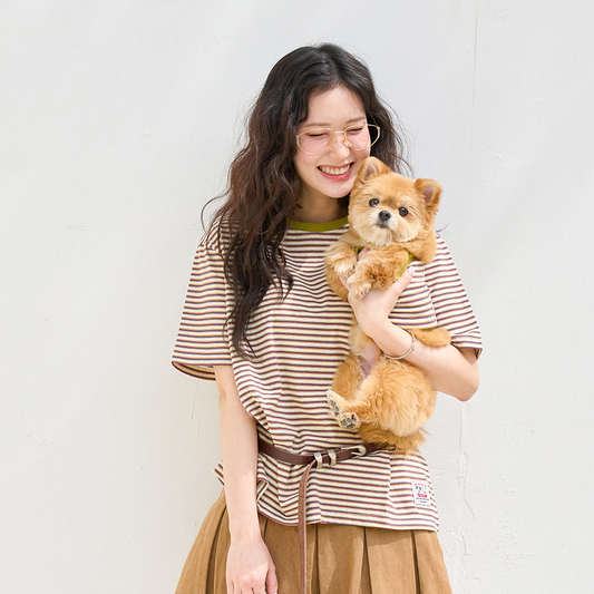 [Couple Style] Vintage Striped Tee | For Pawrents