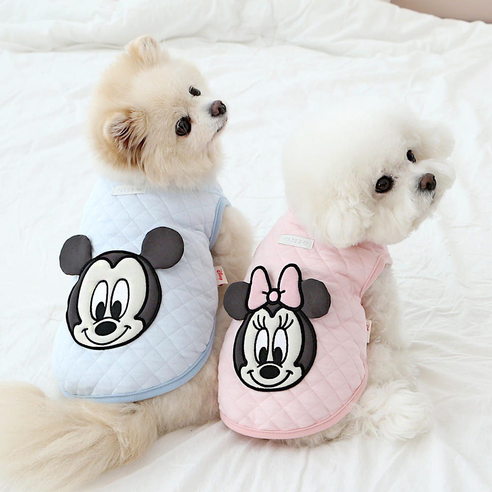 Mickey & Minnie Quilted Vest Jacket
