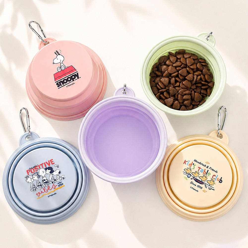 Snoopy Foldable Pet Bowl