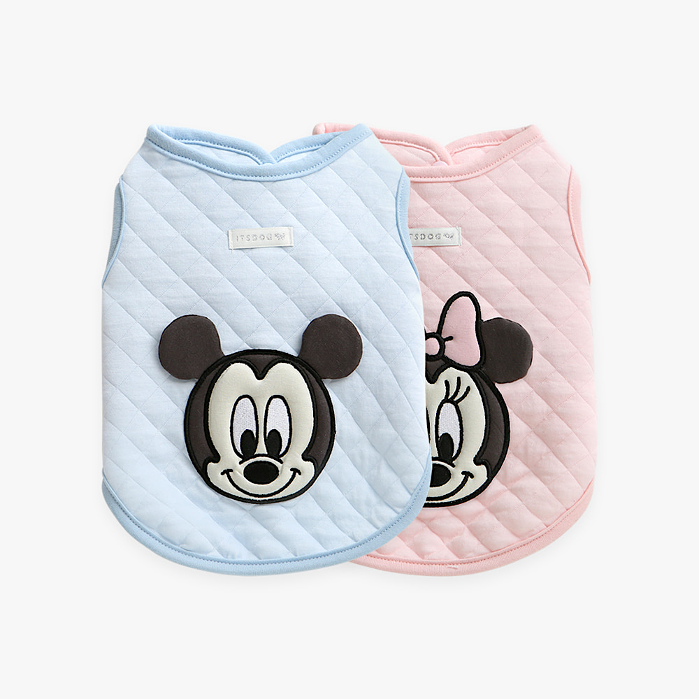 Mickey & Minnie Quilted Vest Jacket