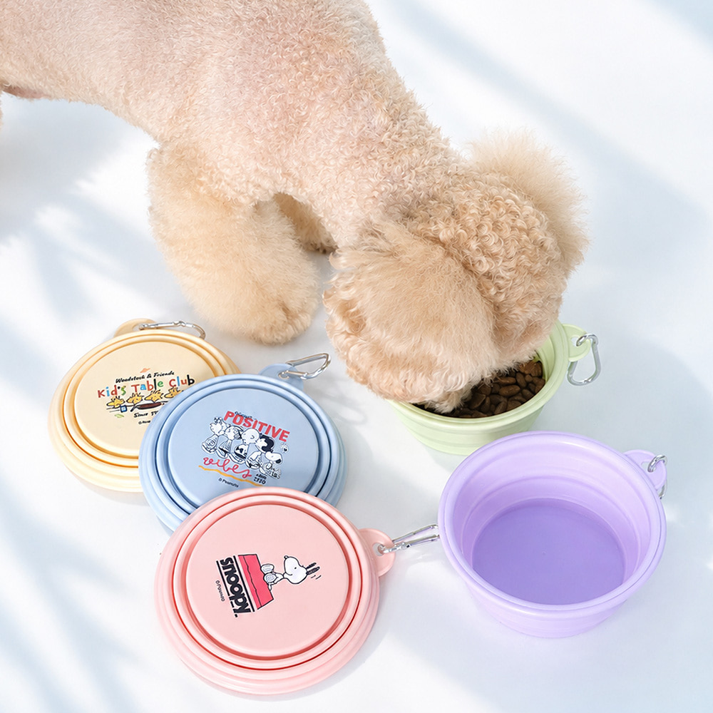 Snoopy Foldable Pet Bowl