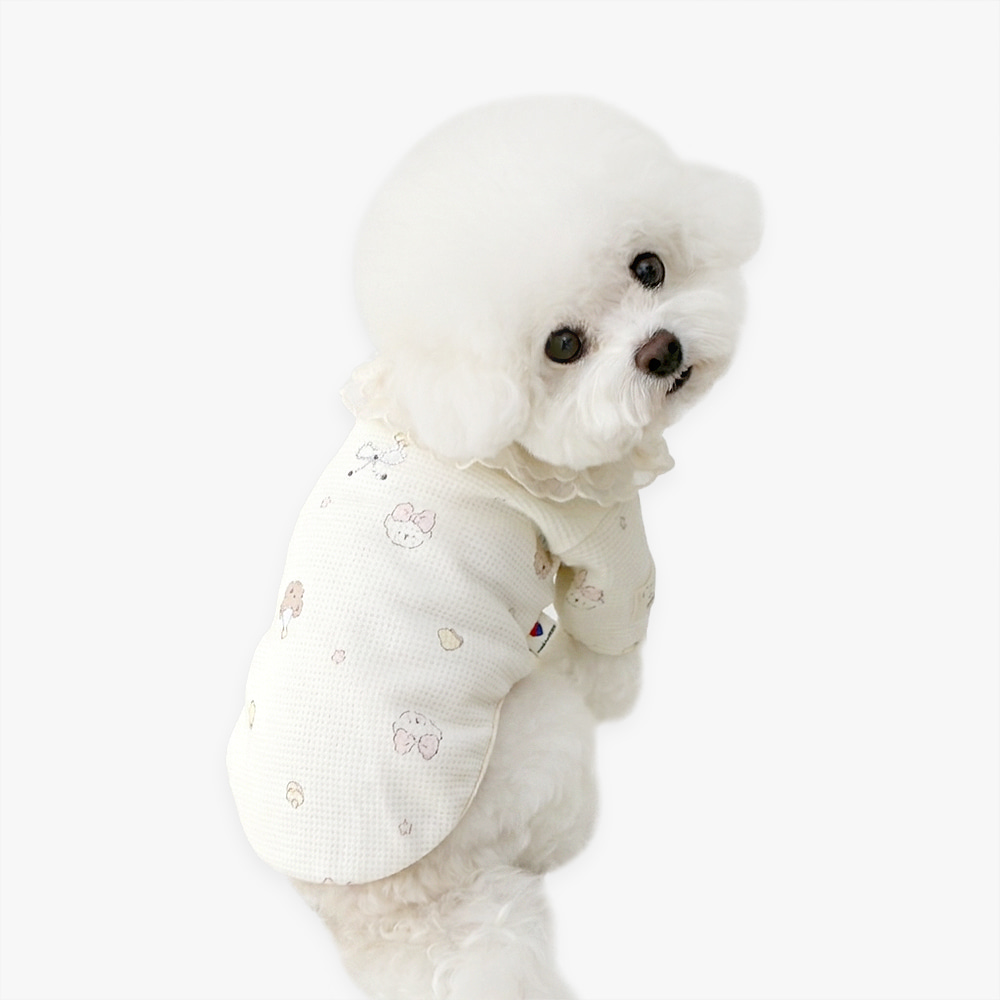 ITSDOG | 熊仔T恤 | Waffle Fabric