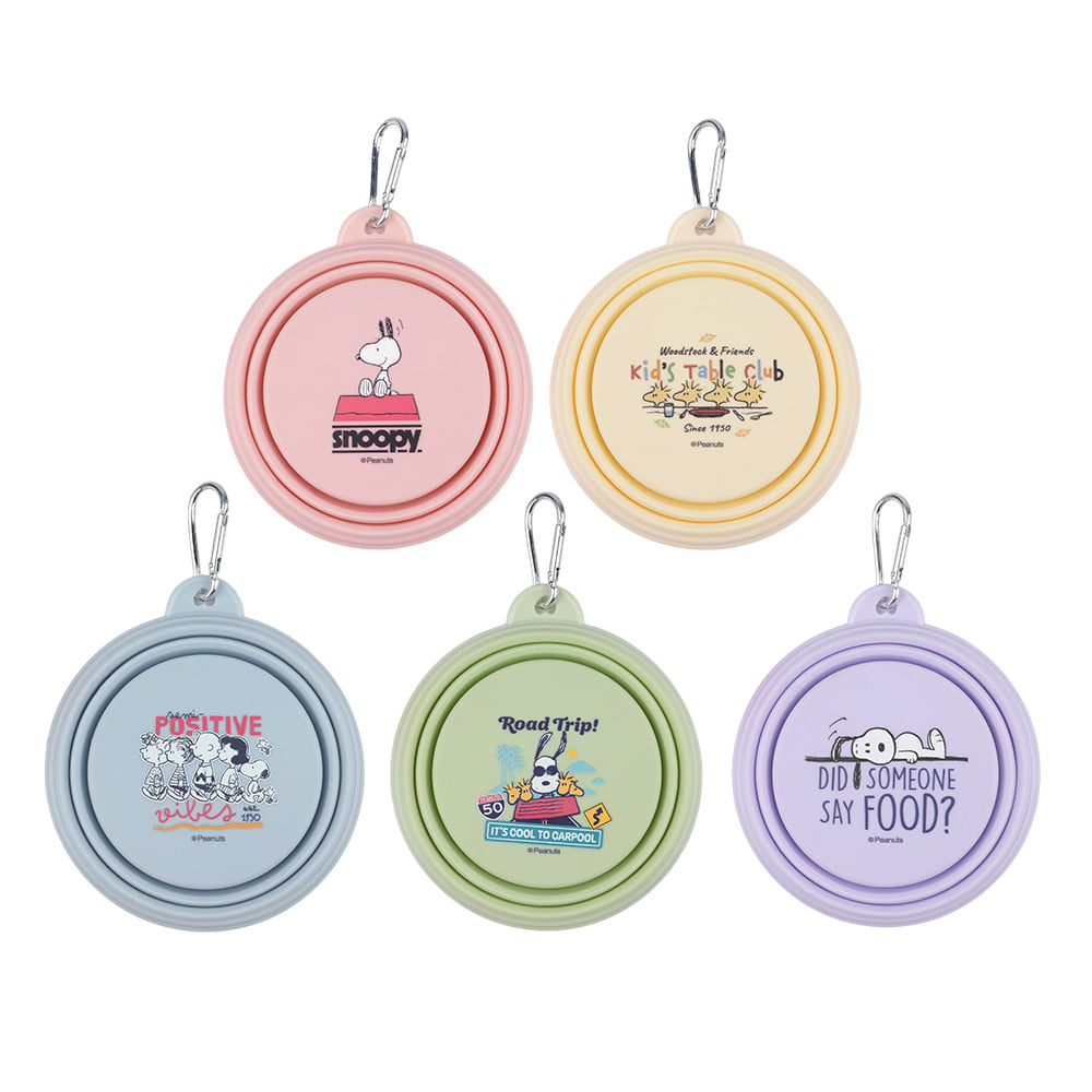 Snoopy Foldable Pet Bowl