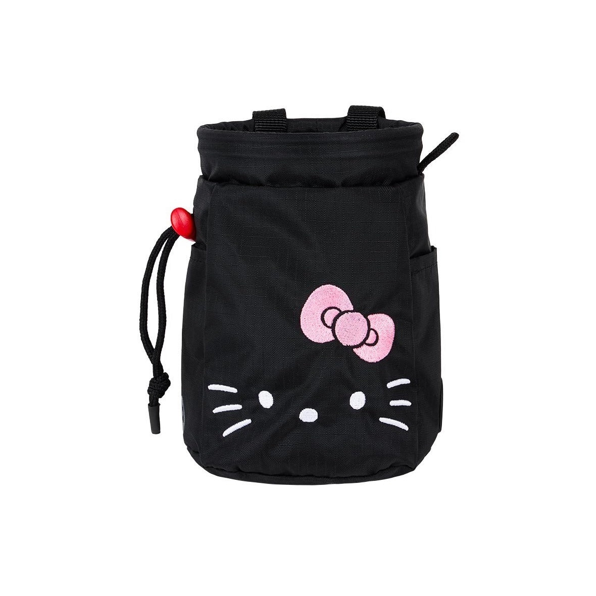 ARUMARU | Hello Kitty Treat Bag (Black) | 可放零食／水樽 | 可抽出便便袋 | 多暗格 | 可斜孭或繫於腰間 | CORDURA面料
