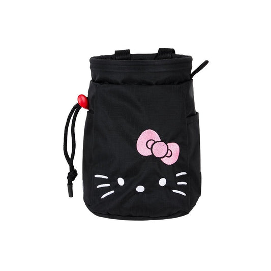 ARUMARU | Hello Kitty Treat Bag (Black) | 可放零食／水樽 | 可抽出便便袋 | 多暗格 | 可斜孭或繫於腰間 | CORDURA面料