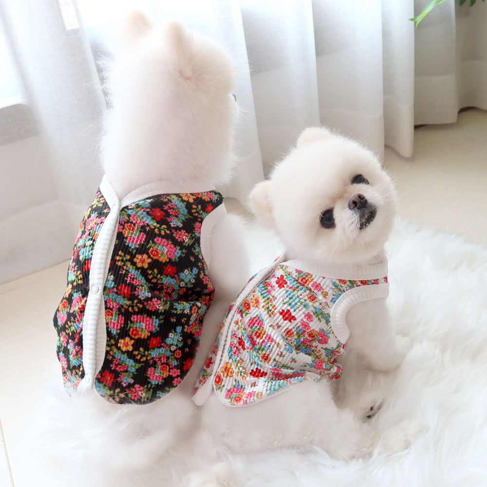 Korean Grandma Vest | Button-up