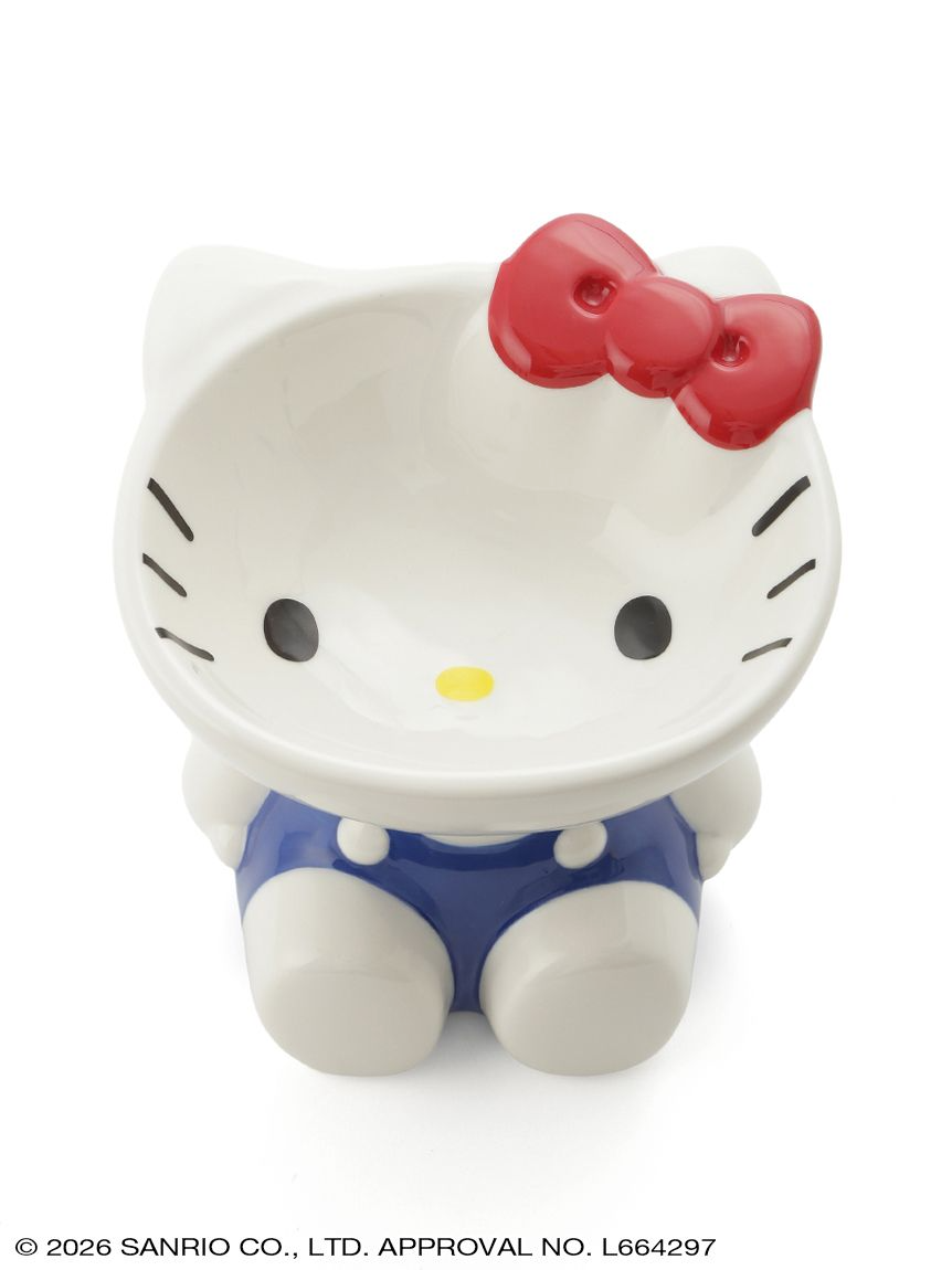 Hello Kitty & Pochacco Footed Pet Bowl | 100% Porcelain