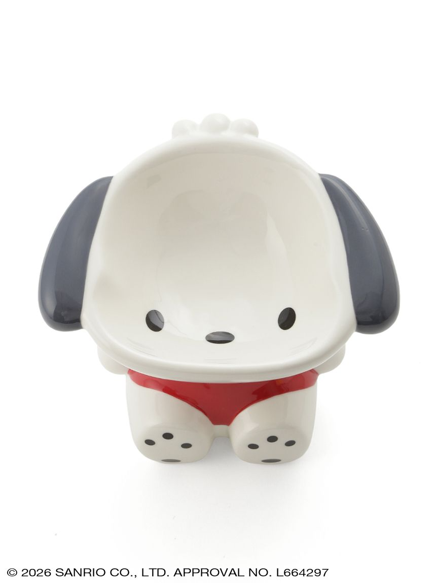 Hello Kitty & Pochacco Footed Pet Bowl | 100% Porcelain
