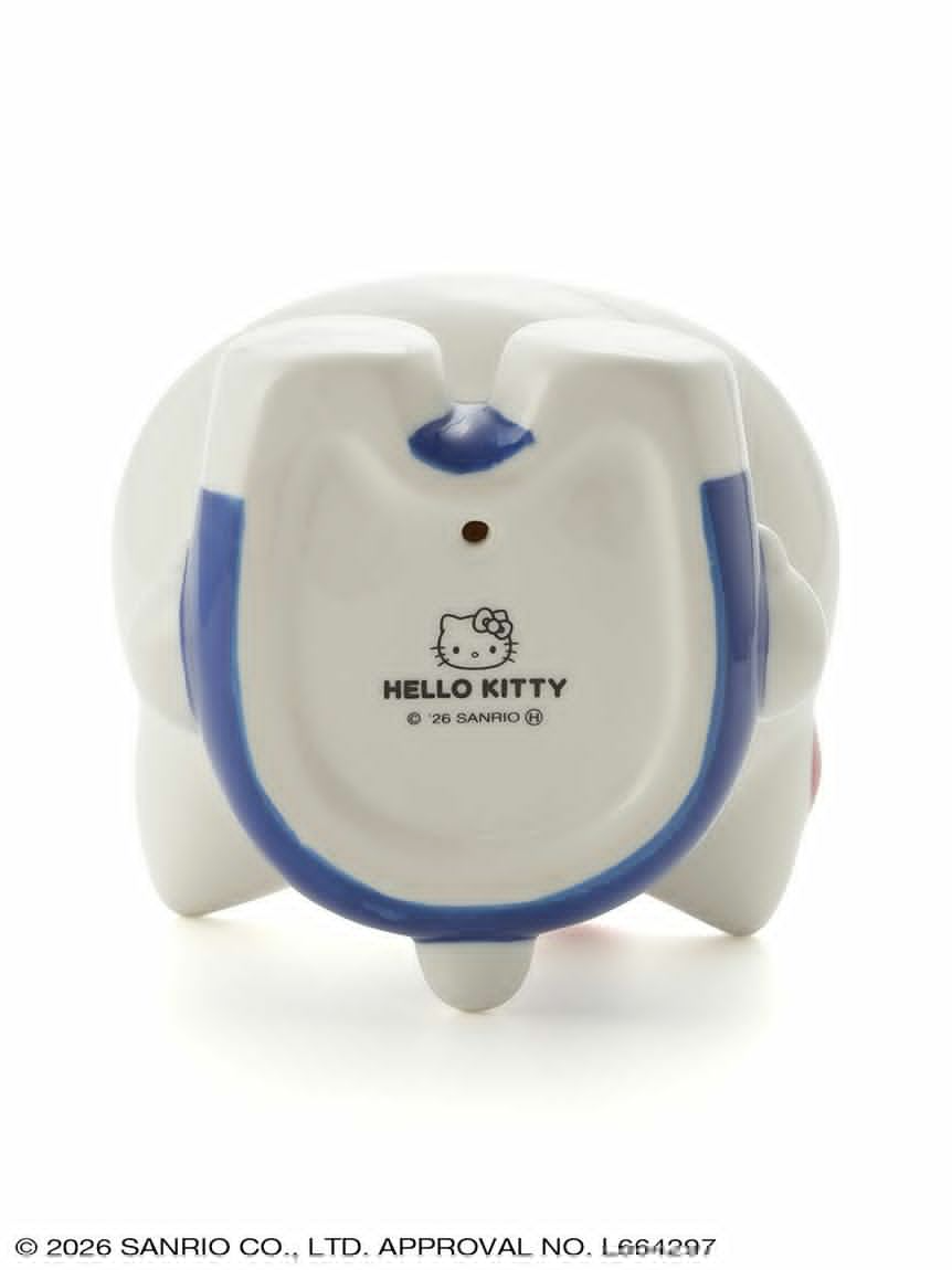 Hello Kitty & Pochacco Footed Pet Bowl | 100% Porcelain