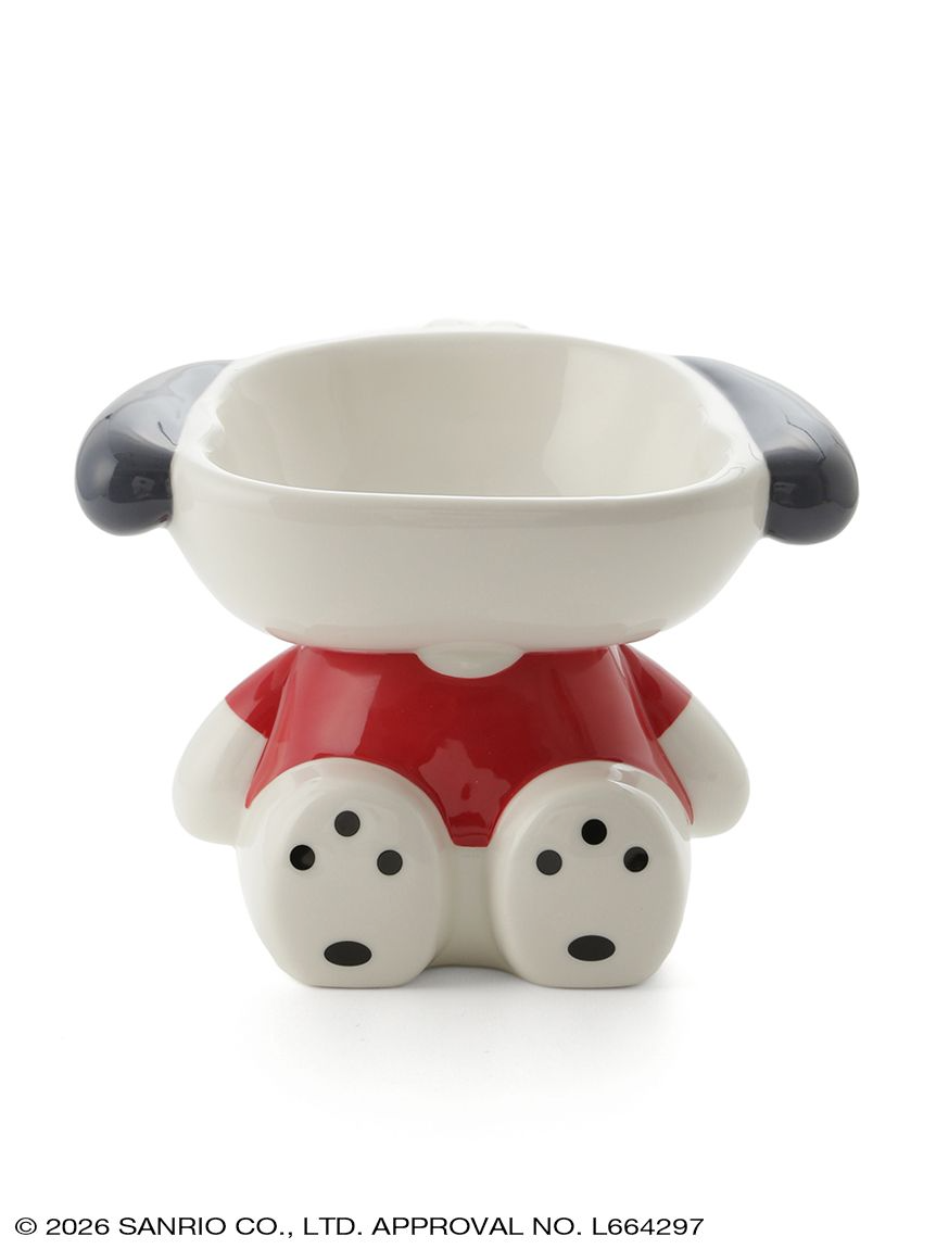Hello Kitty & Pochacco Footed Pet Bowl | 100% Porcelain