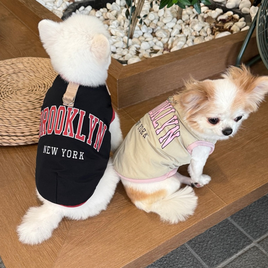 <Couple Style> Brooklyn Vest Jacket | With D-Ring for Leash | For Furbabies (3 colors)
