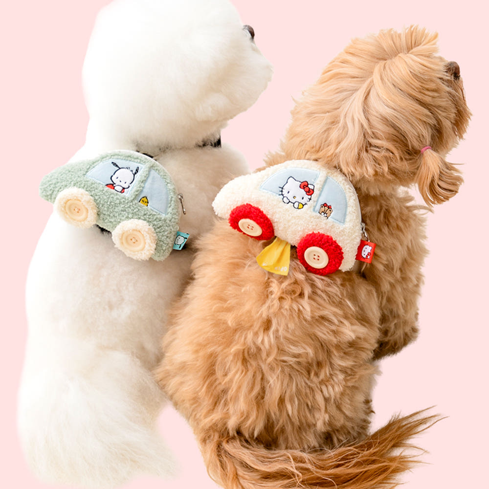 BITE ME | Sanrio Backpack Poop Bag Pouch | Hello Kitty & Pochacco