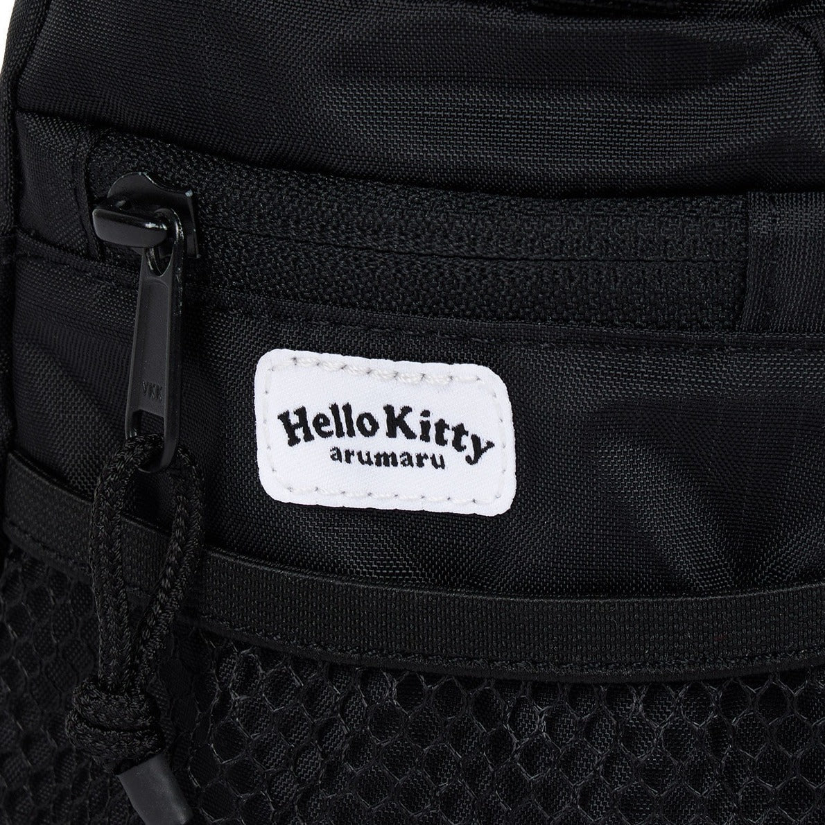 ARUMARU | Hello Kitty Treat Bag (Black) | 可放零食／水樽 | 可抽出便便袋 | 多暗格 | 可斜孭或繫於腰間 | CORDURA面料
