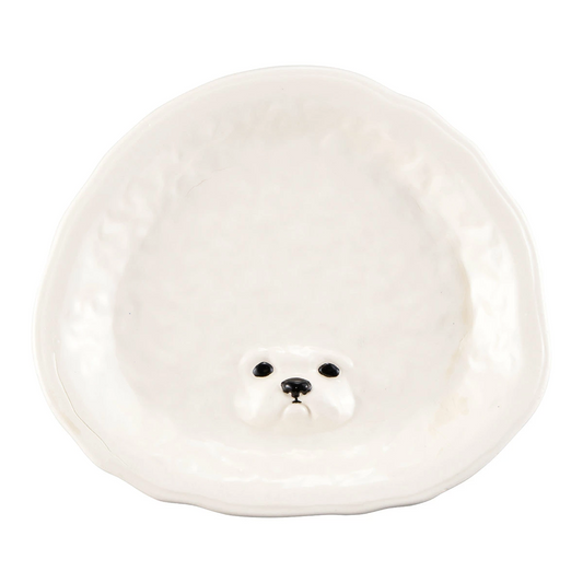 Bichon Frise Face Plate