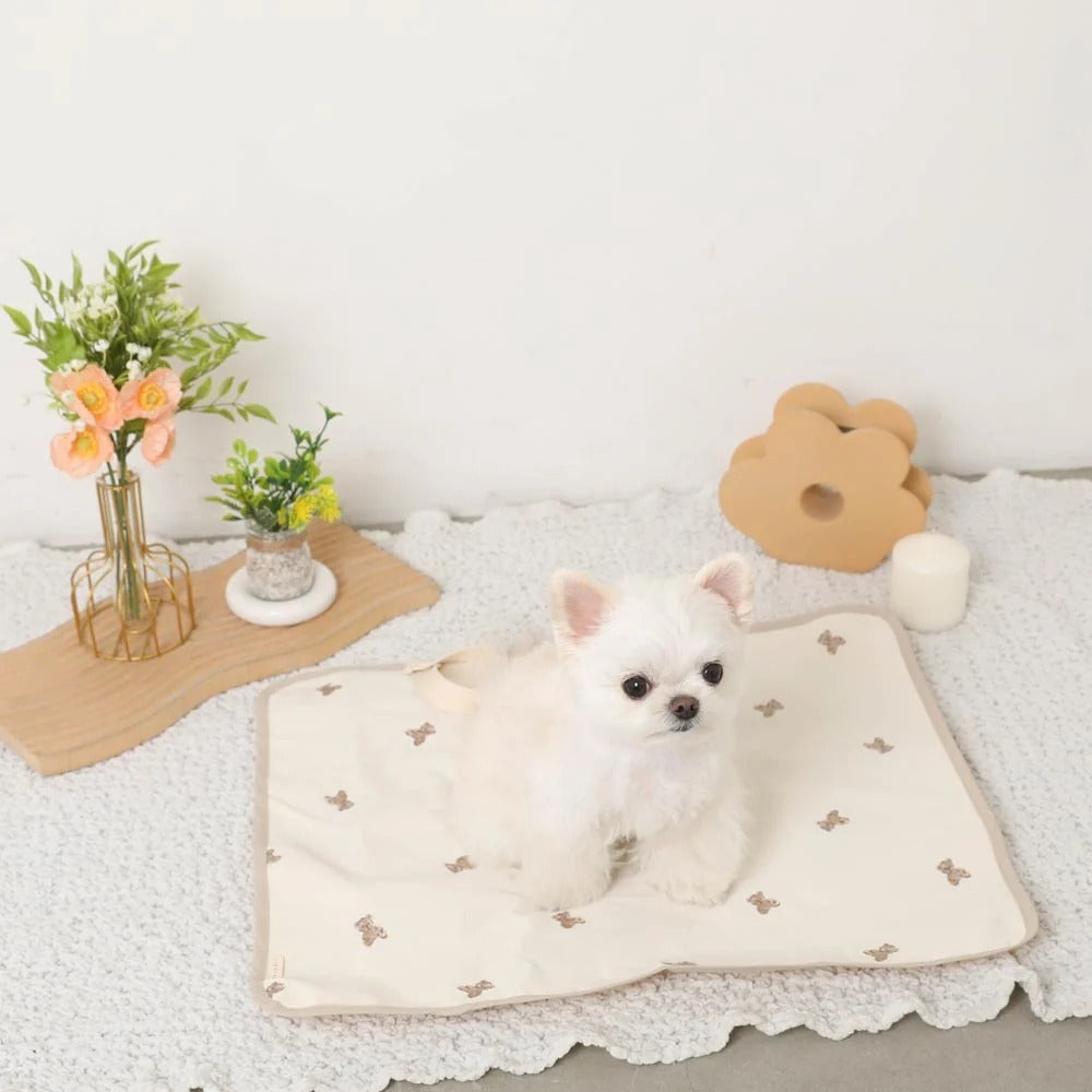 MONCHERI | Custom Name Cafe Mat | FREE High Quality Embroidery