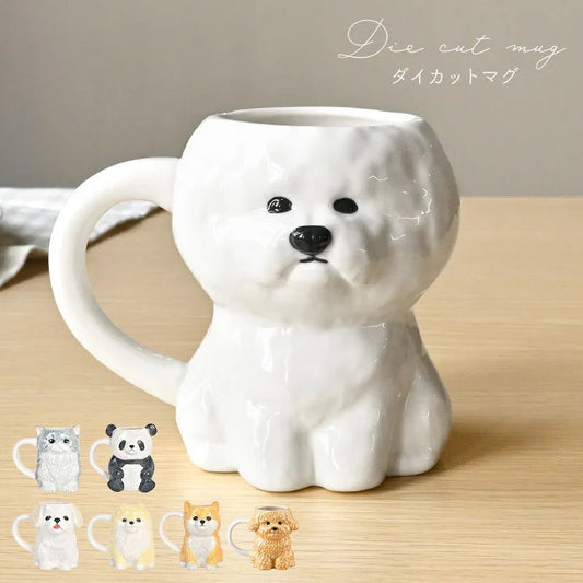 Bichon Frise Die-Cut Mug