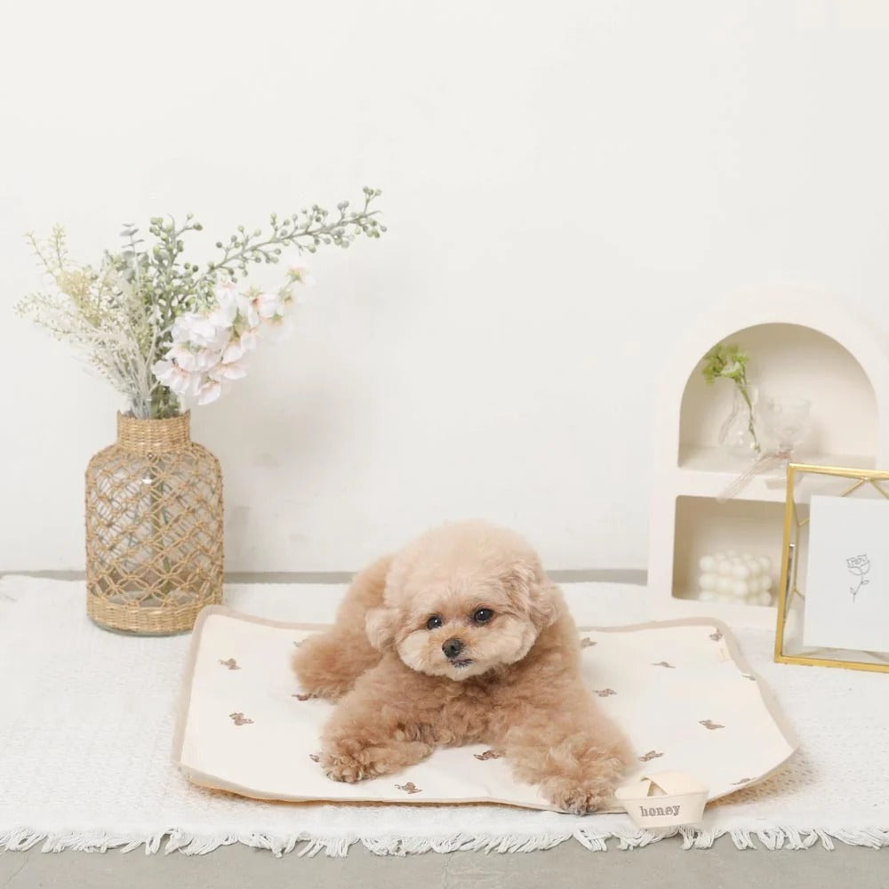 MONCHERI | Custom Name Cafe Mat | FREE High Quality Embroidery