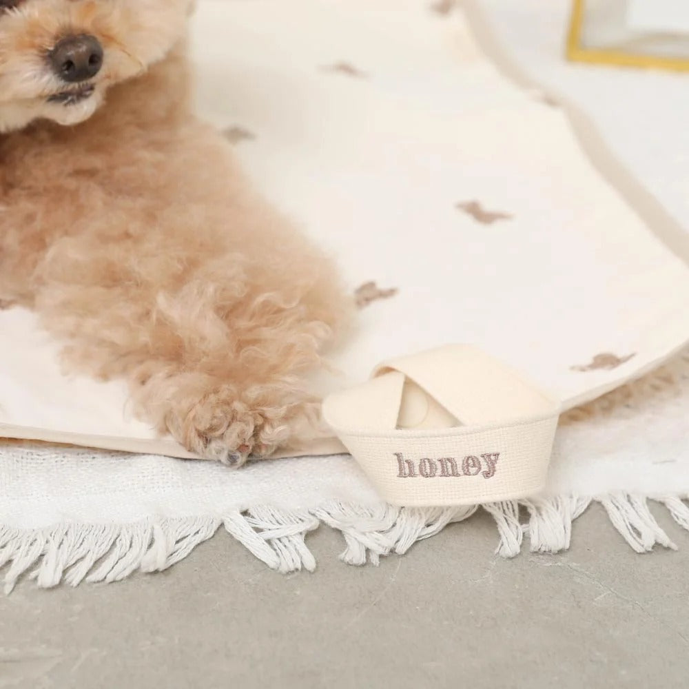 MONCHERI | Custom Name Cafe Mat | FREE High Quality Embroidery