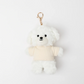Custom Name Tee Dog Plush Keychain & Bag Charm | FREE High Quality Embroidery