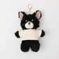 Custom Name Tee Dog Plush Keychain & Bag Charm | FREE High Quality Embroidery