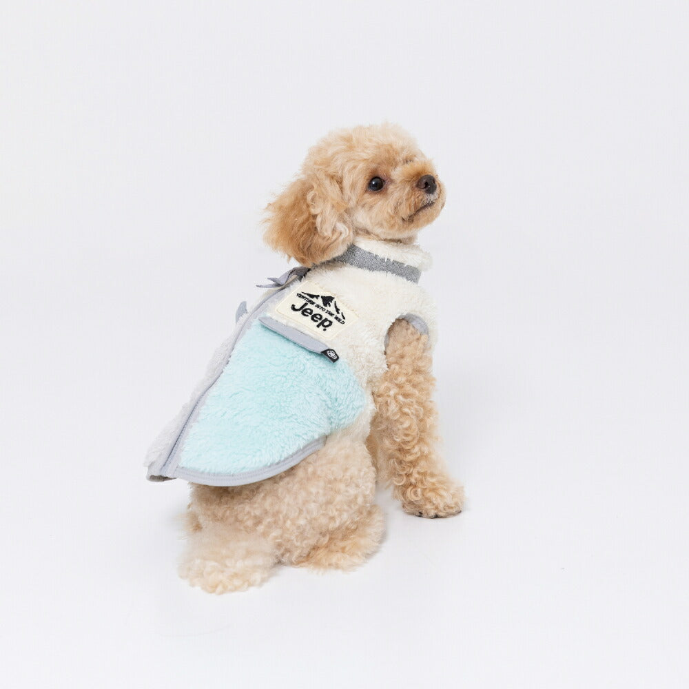 新品　gypsohila Poodle Vest White Jeep Vest Jacket | YKK Zipper – PAW-EVER
