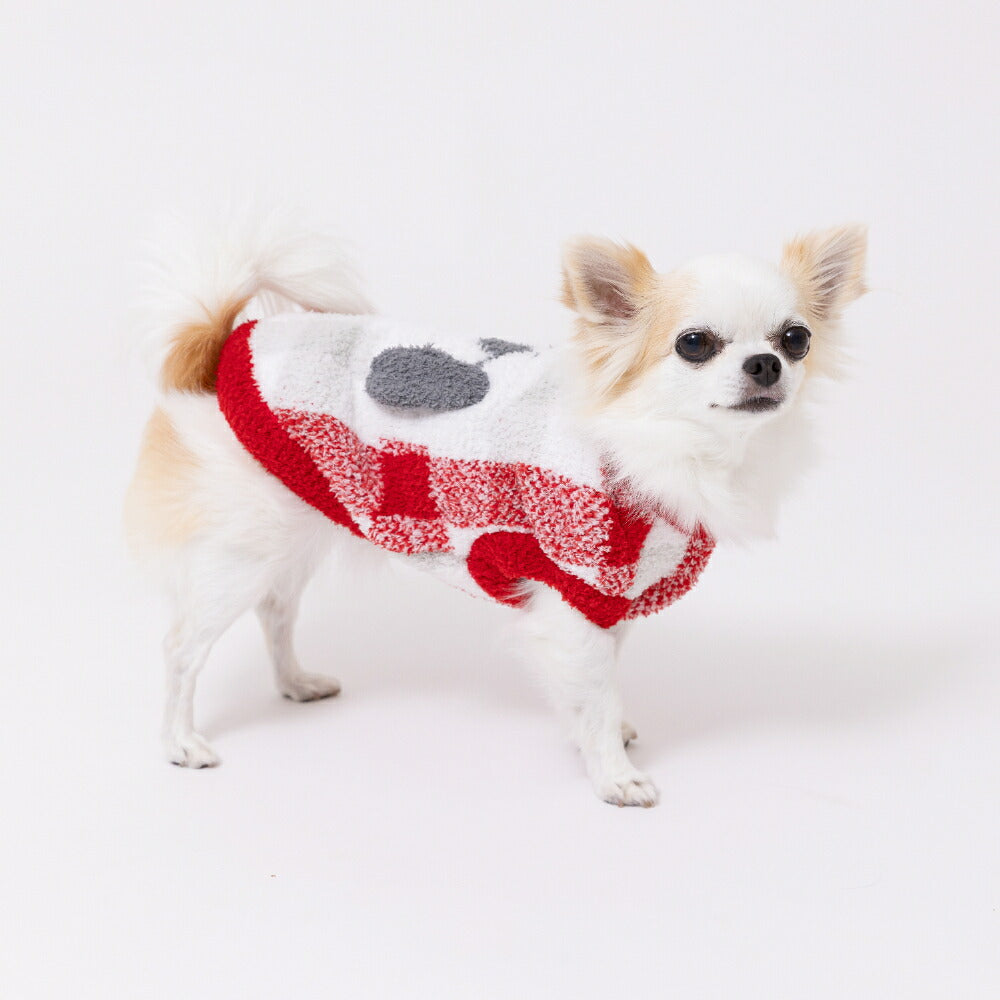 Snoopy Check Vest | BIG size available!