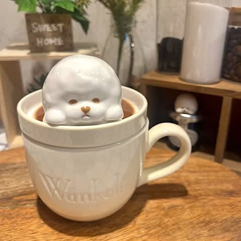 Bichon Frise Latte Art Mug