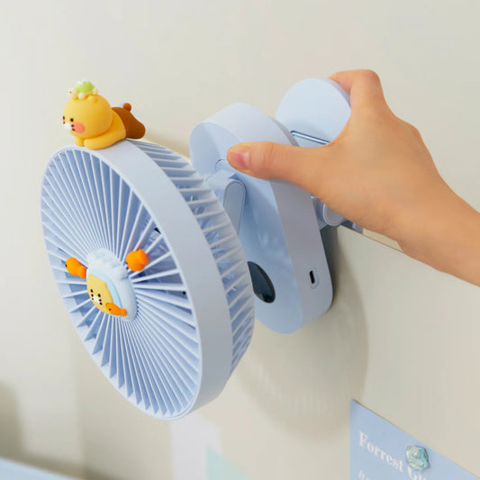 [KAKAO FRIENDS] Chunshik Clip-Type Fan | Auto Rotation | Tabletop