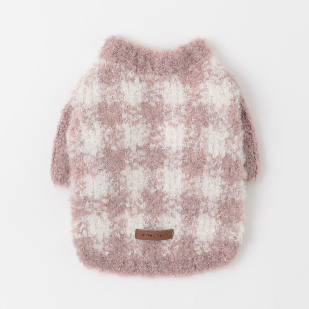Check Knit Top