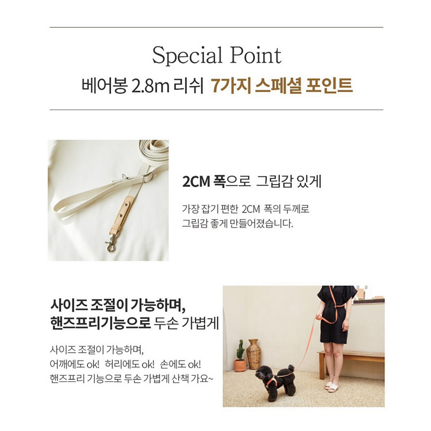 ByBong 2.8M Hands Free Leash
