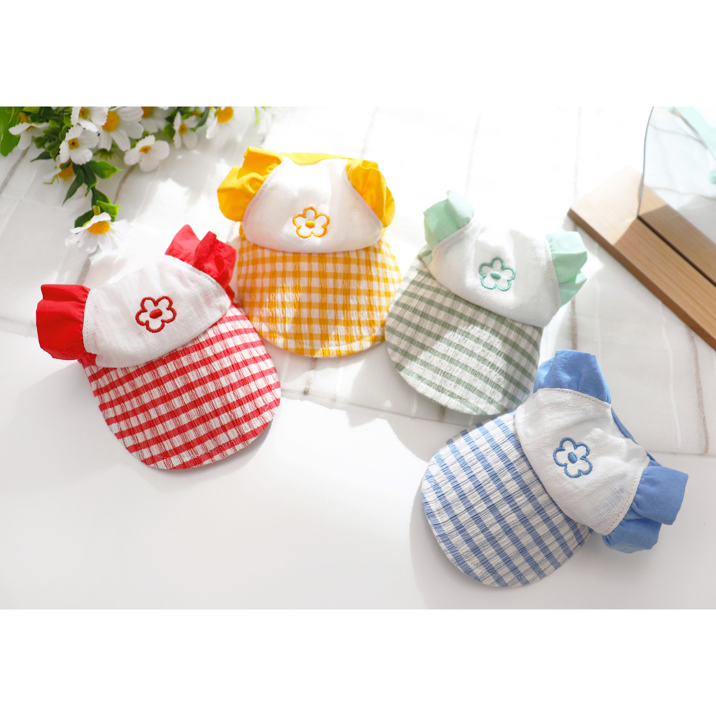 Blossom Check Cap