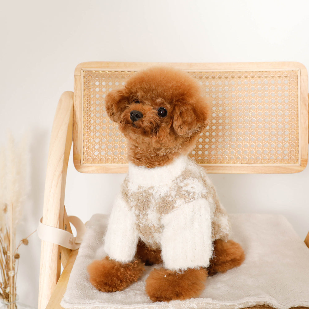 Check Knit Top