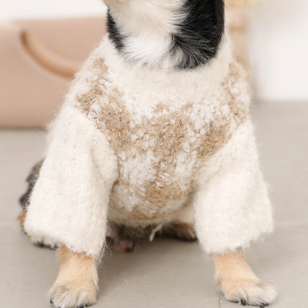 Check Knit Top