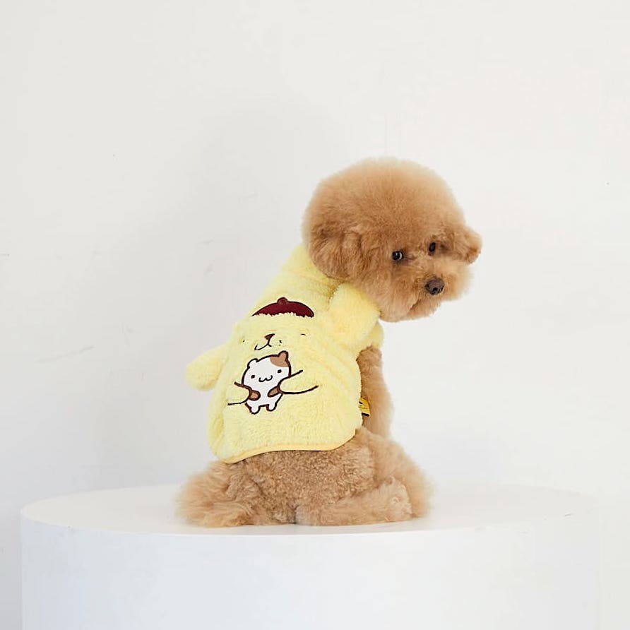 Pompompurin Fleece Vest Jacket