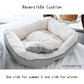Reversible Velour Bed