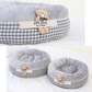 Peekaboo Bear Round Bed
