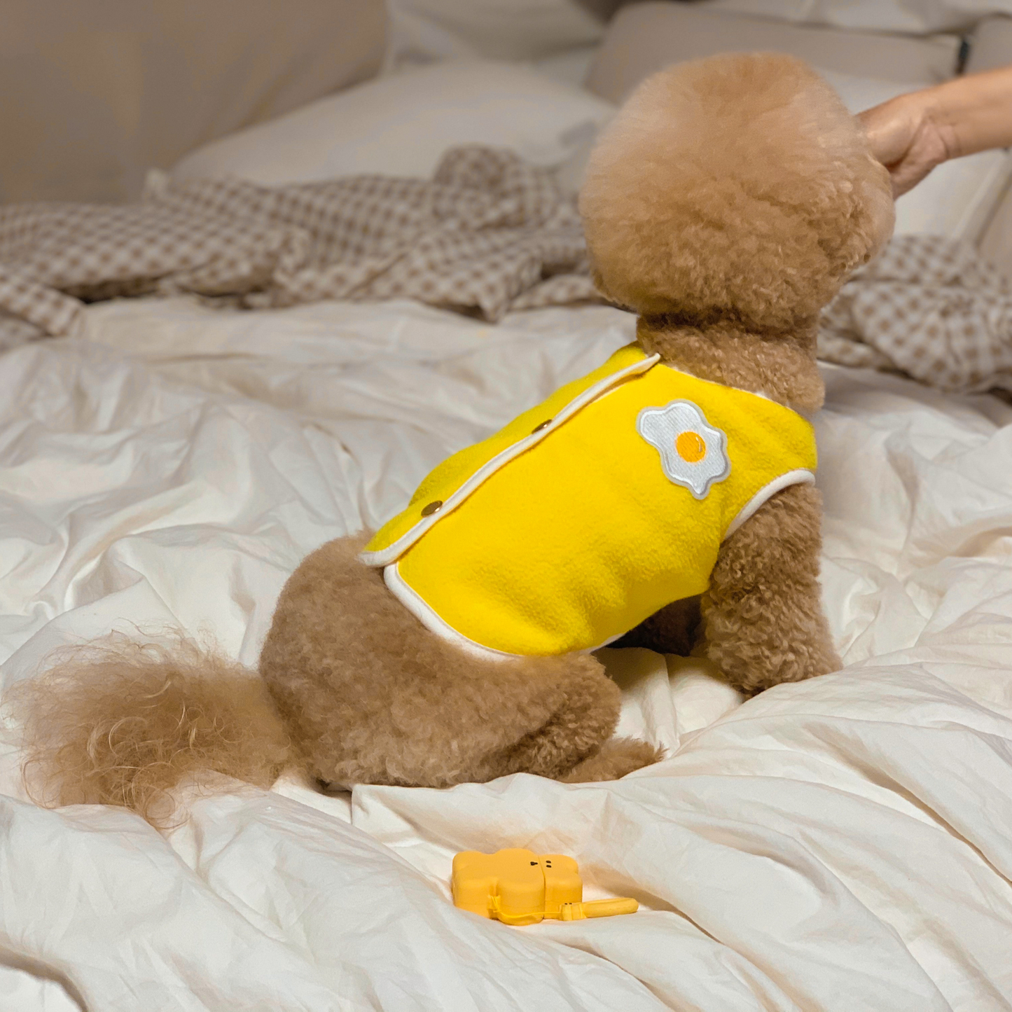 Fried Egg Vest Cardigan