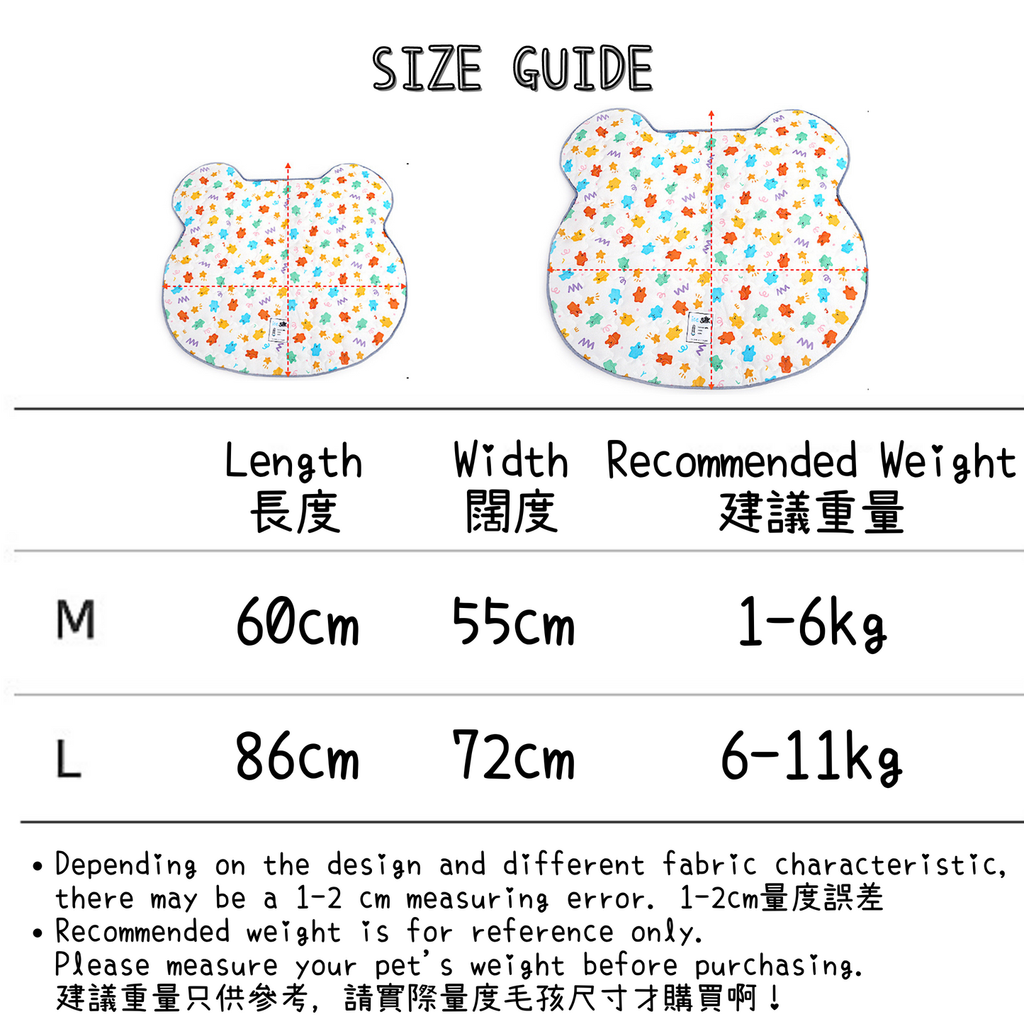 小熊軟糖涼墊
