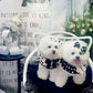 Polka Dot Cape (Black)