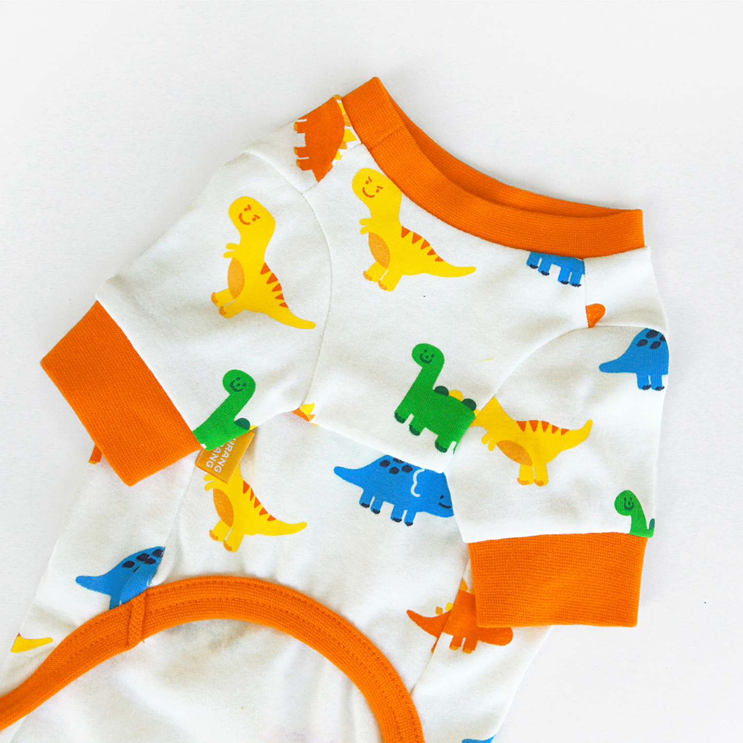 Dinosaurs Orange All-in-one