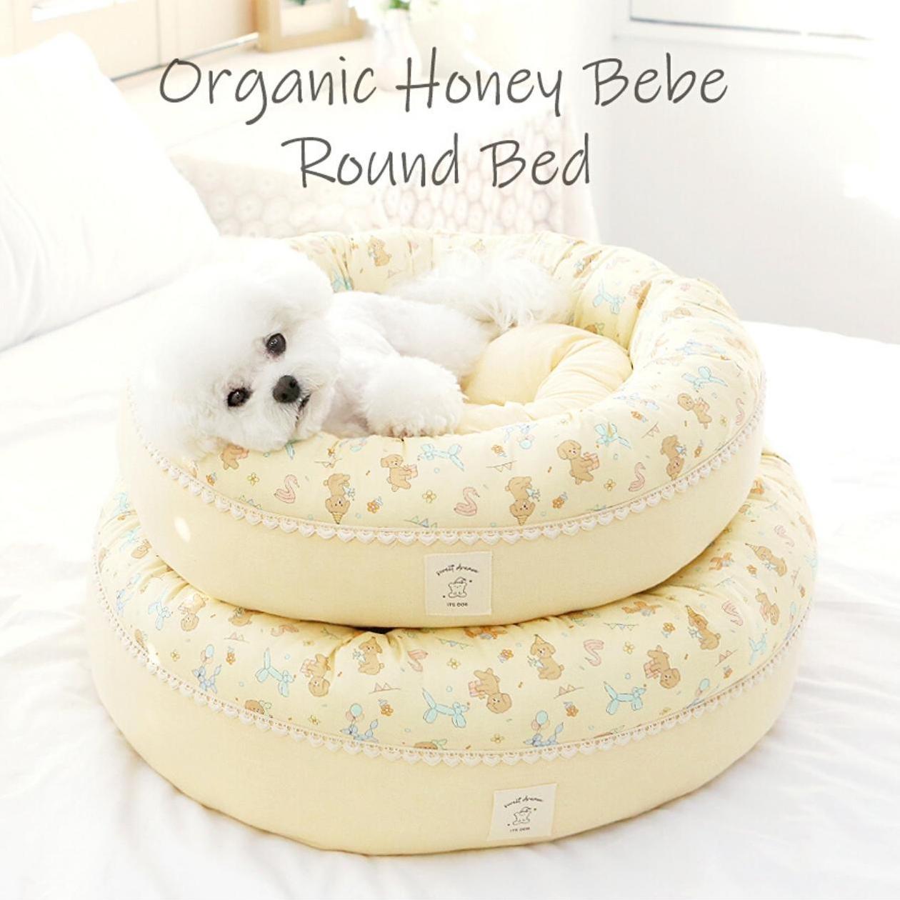 Organic Cotton Honey Bebe Round Bed