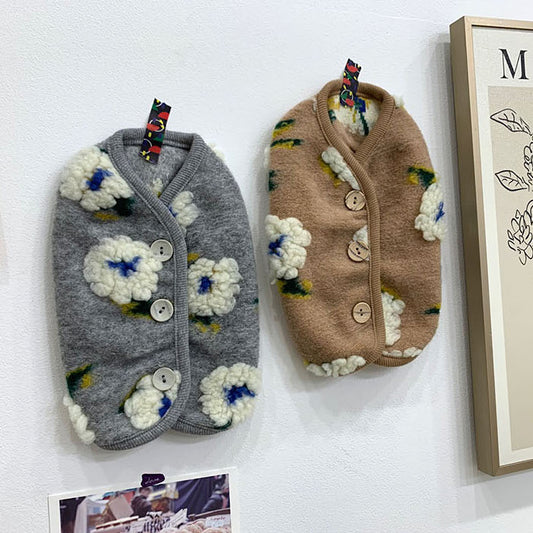 親子裝-木棉花背心外套