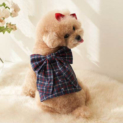Check Ribbon Vest